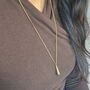 Waterdrop Necklace Gold, thumbnail 6 of 7