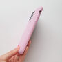 Pink Faux Leather Embossed Personalised Phone Case, thumbnail 4 of 11