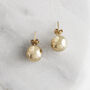 Large Classic Ball Gold Plated Silver Stud Earrings, thumbnail 1 of 5
