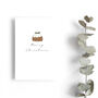 Christmas Pudding Greetings Card Pack Of Two, thumbnail 2 of 6