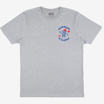 Elephant And Castle T Shirt In Grey, 2 of 2