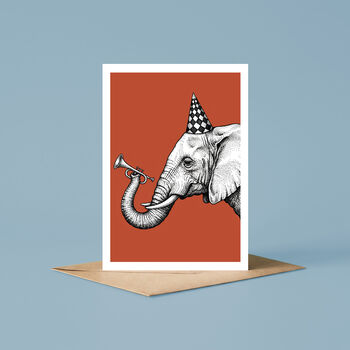 Elephant Birthday Card, 2 of 6