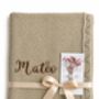 Personalised Baby Blanket Embroidered With Name Soft Customised, thumbnail 9 of 12