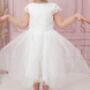 Soft Lace And Tulle Flower Girl Dress, thumbnail 2 of 9