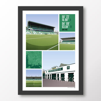 Plymouth Argyle Views Of Home Park Poster, 7 of 7