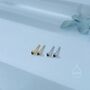 Very Tiny 2mm Black Cz Stud Earrings, thumbnail 8 of 12