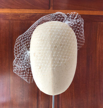 Birdcage Veil Style Your Way ' Tiffany', 5 of 11