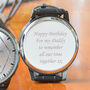 Personalised Hexagonal Design Monogram Wrist Watch, thumbnail 3 of 5