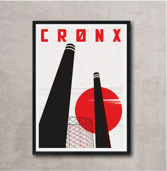 Industrial Cronx Illustrated Art Print Of Croydon, 3 of 4