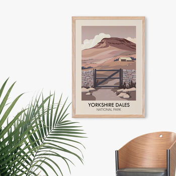 Yorkshire Dales National Park Travel Poster Art Print, 4 of 8