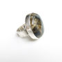 Large Labradorite Gemstone Ring Set In Sterling Silver, thumbnail 2 of 6