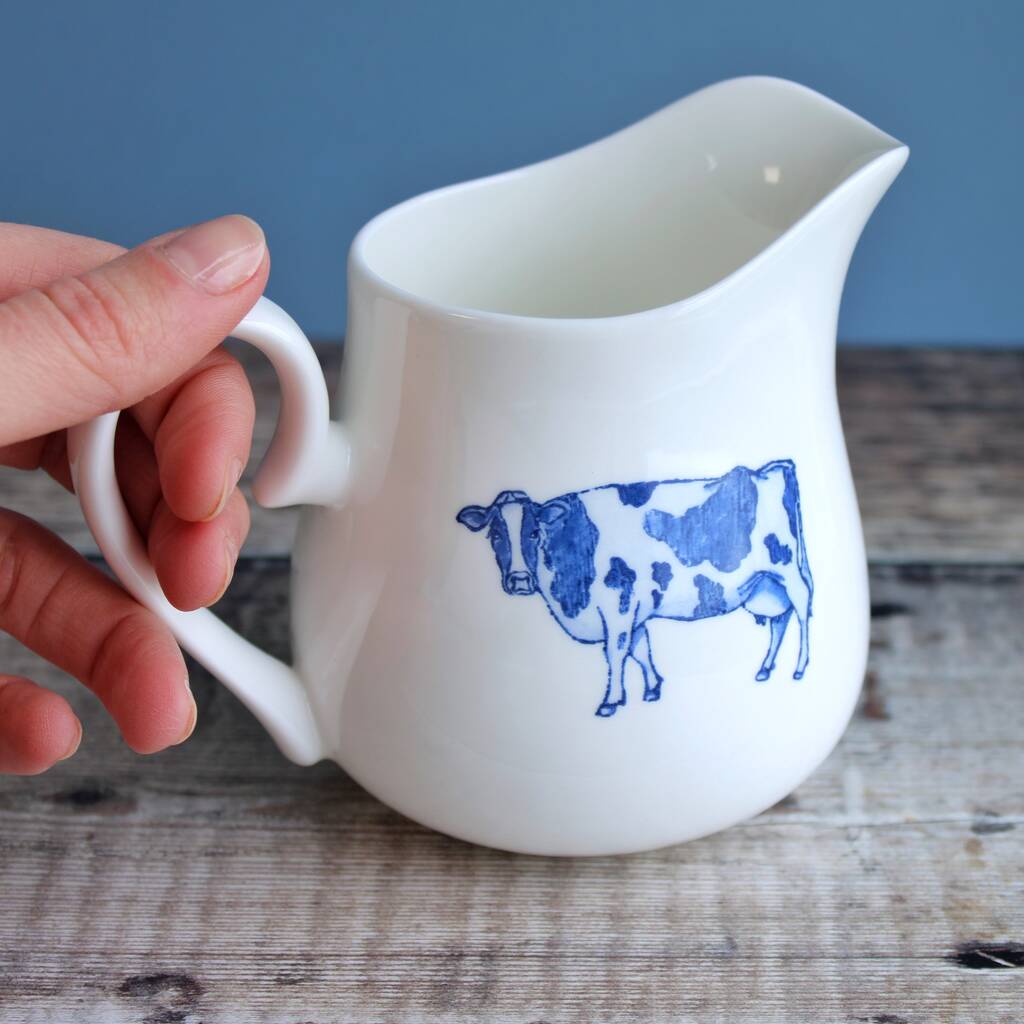 ‘Cow’ China Jug By Lucy Green Designs