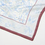 Bunny Blues Square Scarf, thumbnail 4 of 4