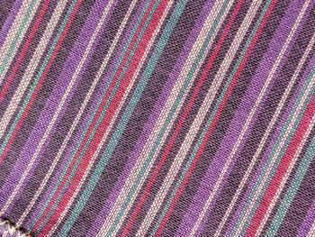 Nepali Cotton Scarf, Purple Stripes, Ethically Handmade, 4 of 7