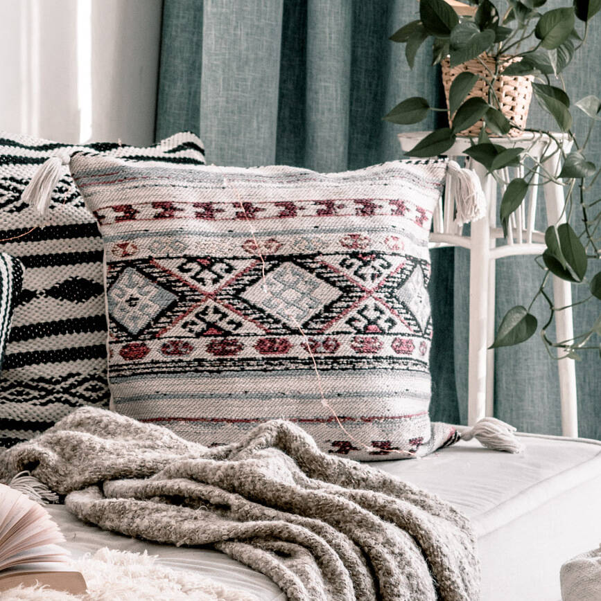 Recycled Aztec Boho Cushion Cover By Loft & Daughter