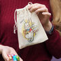 Personalised White Rabbit Bag With Chocolate Eggs, thumbnail 2 of 2