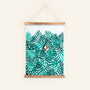 Puffin And Ferns Children's Art Print, thumbnail 2 of 2