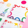 Colourful Squiggles Sticky Notes, thumbnail 2 of 6