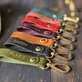 Personalized Leather Clasp Keyring And Keychain, thumbnail 2 of 11