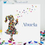 Abuela Butterfly Kisses Birthday Card, thumbnail 1 of 12