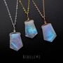 Rainbow Moonstone Necklace, thumbnail 4 of 10