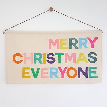 Merry Christmas Everyone Christmas Banner, 2 of 4