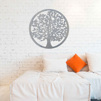 Round Wooden Tree Of Life Timeless Wall Art Decor, 5 of 12