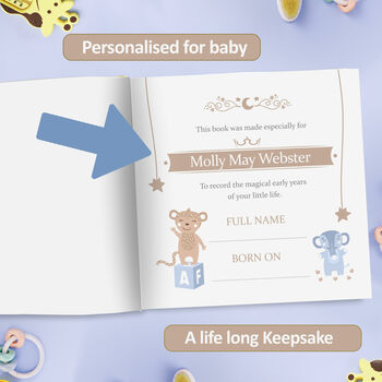 Personalised Baby Memory Book, 3 of 12