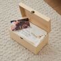Personalised Noah's Ark Wooden Keepsake Box Fsc®, thumbnail 3 of 4