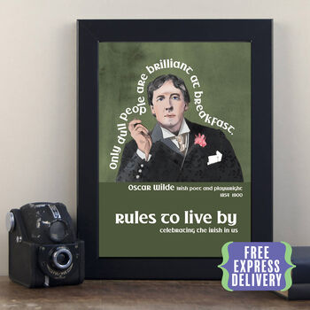 Oscar Wilde Quote Anniversary Print Gift, 2 of 6