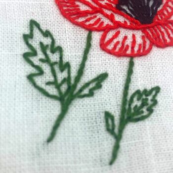 Poppy Embroidery Kit, 7 of 12