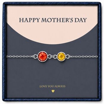 Personalised Create Your Own Mother And Children Birthstones Bracelet, 6 of 9