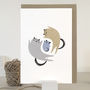 Cat New Baby Card, thumbnail 6 of 8