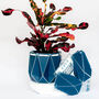 Origami Self Watering Eco Plant Pot: 15cm | Navy, thumbnail 6 of 6