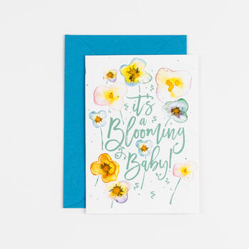 A Blooming Baby! Plantable New Baby Card, 3 of 7