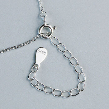 Sterling Silver Elephant Mother And Child Necklace, 4 of 5