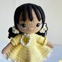 Handmade Crochet Black Doll, thumbnail 11 of 12