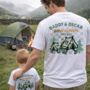 Personalised Daddy And Me Happy Campers T Shirts, thumbnail 1 of 3