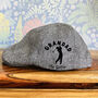 Personalised Dad/Grandad Golf Hobby Flat Cap, thumbnail 2 of 5