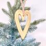 Gold Heart Hanging Decoration, thumbnail 5 of 5