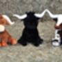 Large Longhorn Highland Cow Plush Soft Toy, thumbnail 6 of 6