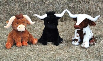 Large Longhorn Highland Cow Plush Soft Toy, 6 of 6