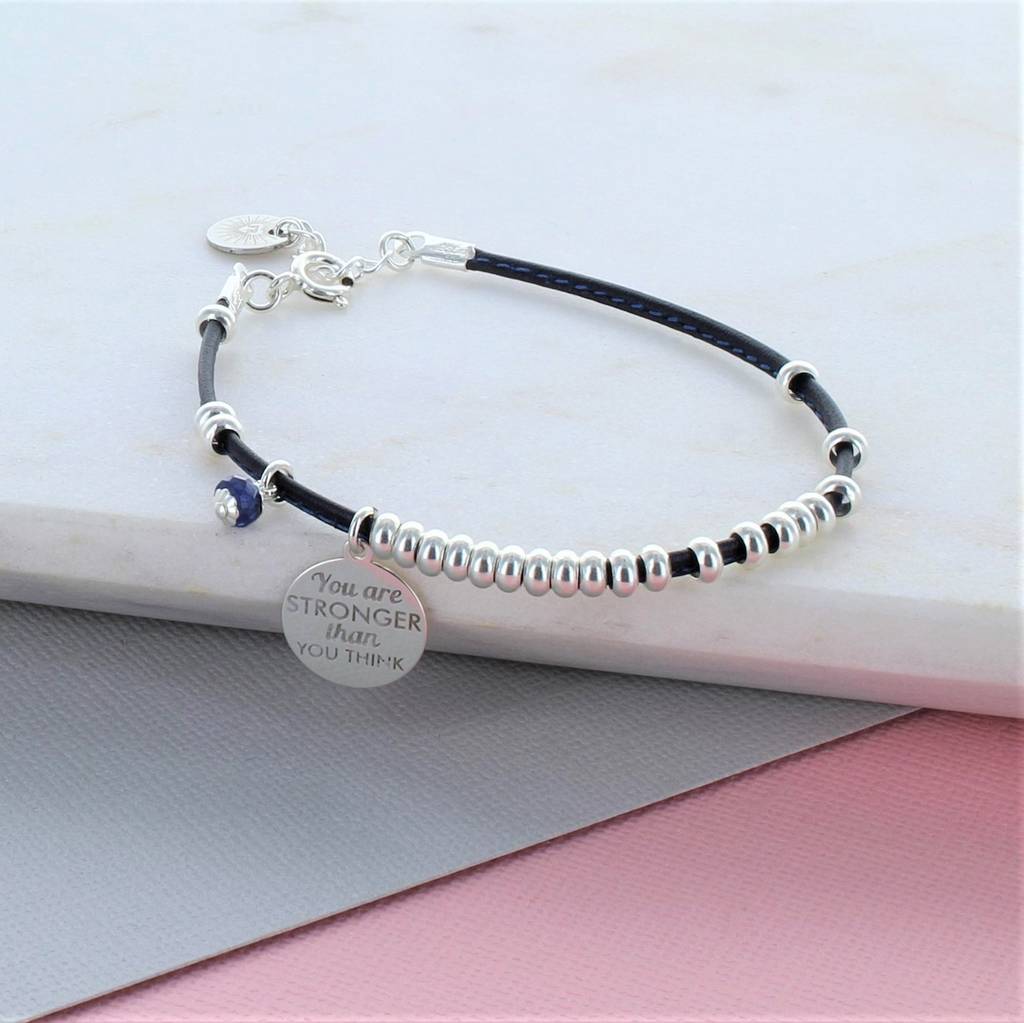 You Are Stronger Than You Think Friendship Bracelet By Francesca Rossi