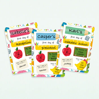 First Day At School Print, Back To School, Reusable, 2 of 4