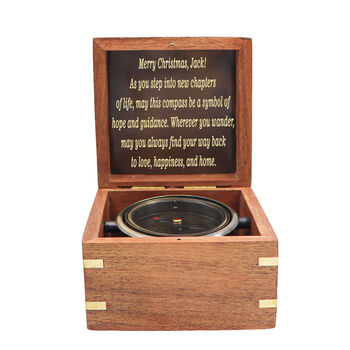 Personalised Heritage Gimbal Compass Christmas Gift, 5 of 8