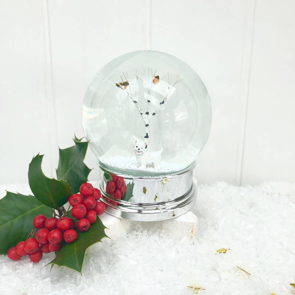 christmas snow globe by pink pineapple home &amp; gifts | notonthehighstreet.com