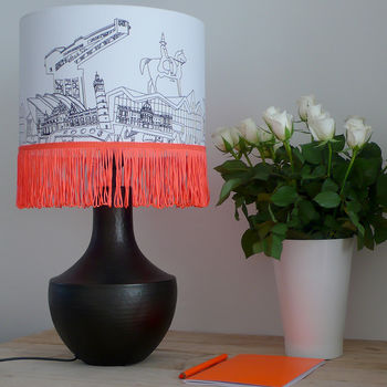 Hand Drawn Glasgow Lampshade, 2 of 7