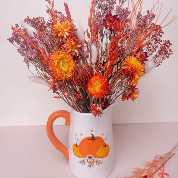 Autumn Jug With Dried Flowers, 3 of 3