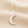 Crescent Moon Pendant Necklace, thumbnail 5 of 12