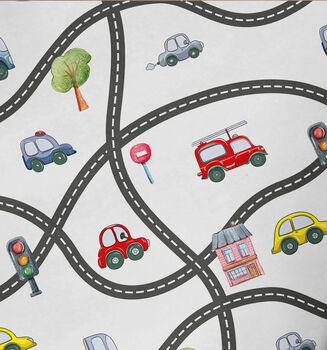 Driving Car Road Wrapping Paper Roll Or Folded, 3 of 3